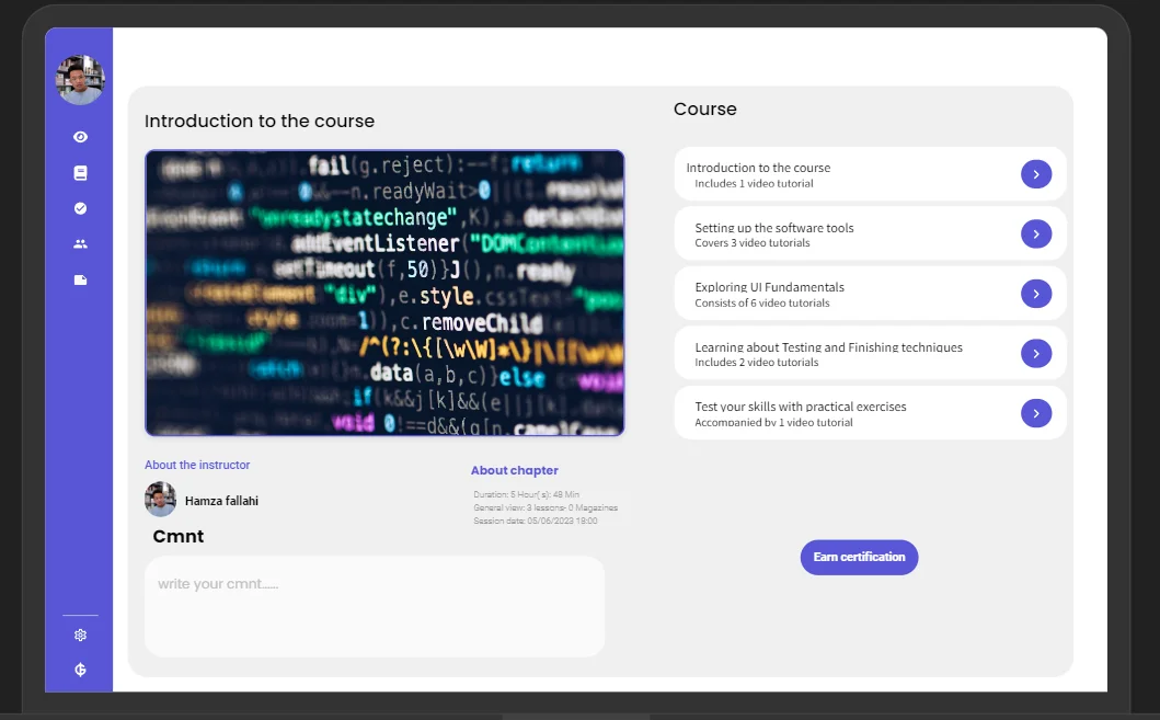 9arini.tn - E-Learning Platform