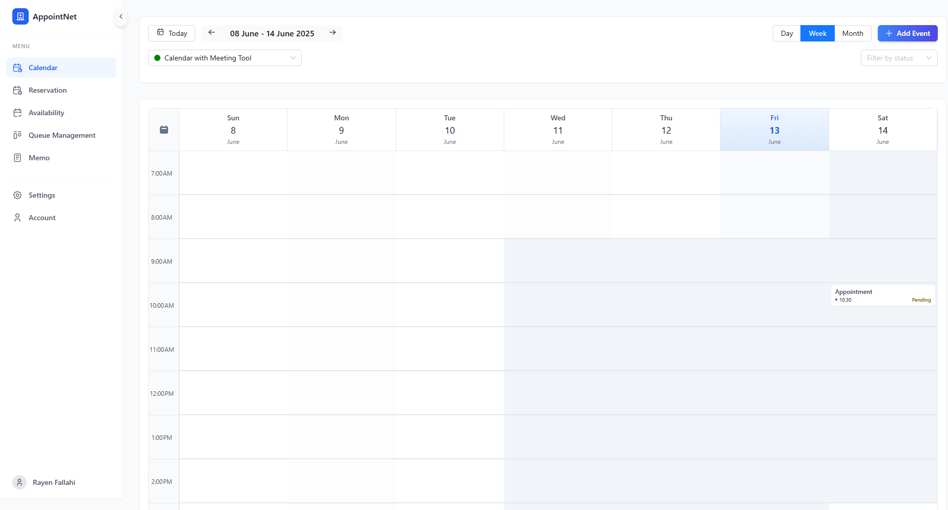AppointNet - Appointment Booking Platform