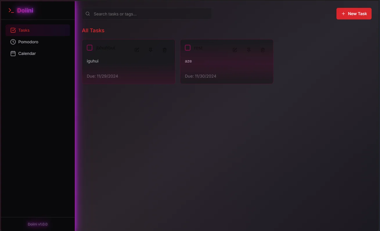 Doiini - Task Management App