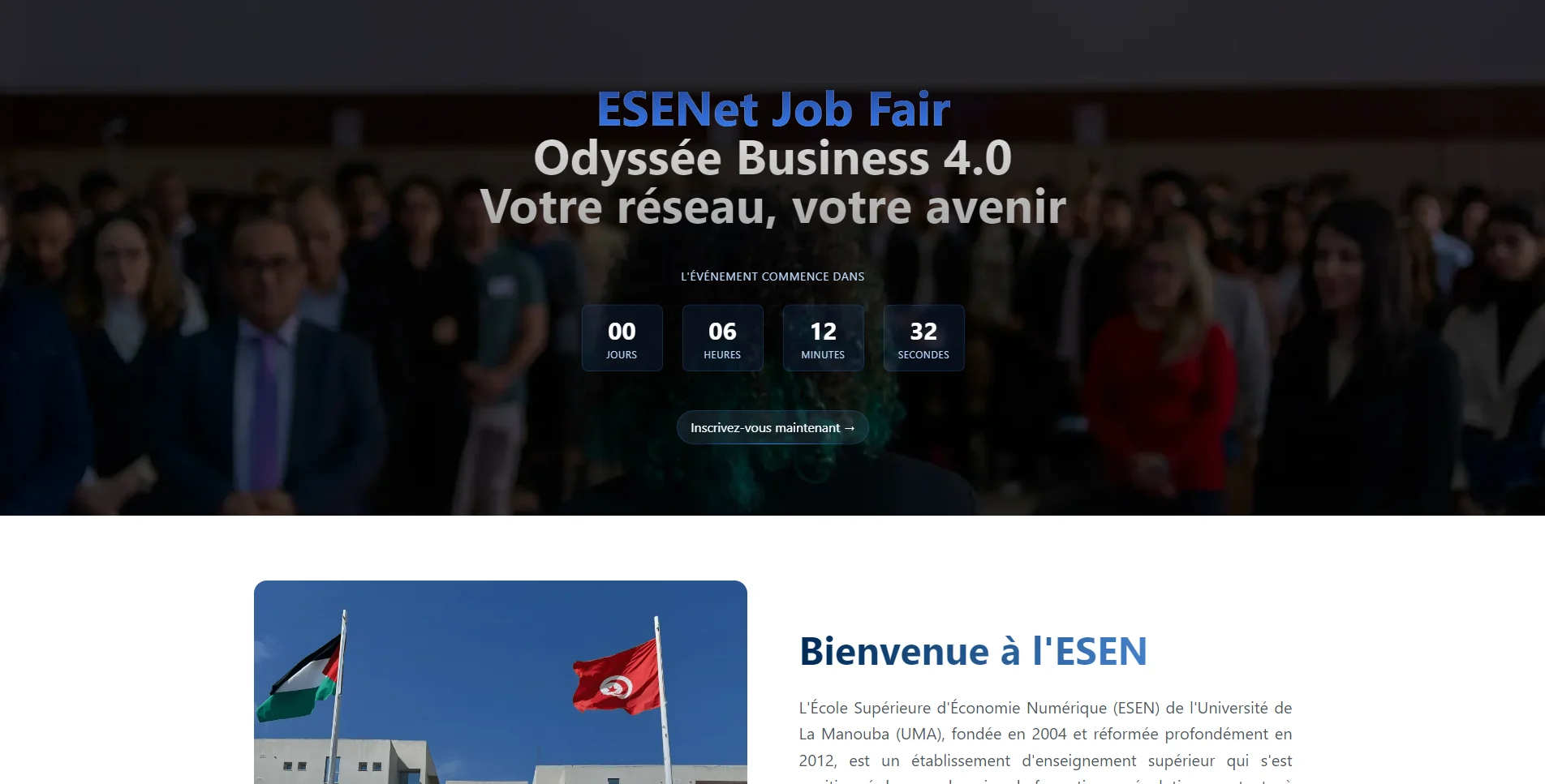 EsenNET Job Fair 2024 Website